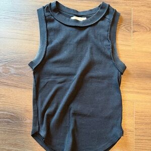 Free People Black Sleeveless Top